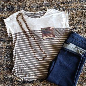 Camo Pocket Knit Tee